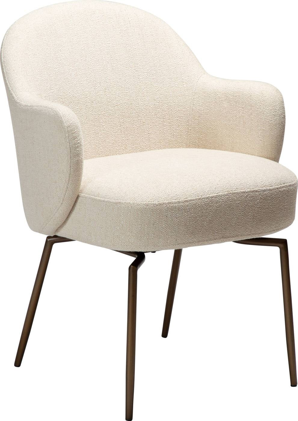 Dan-Form BAE Draaistoel Beige Bouclé