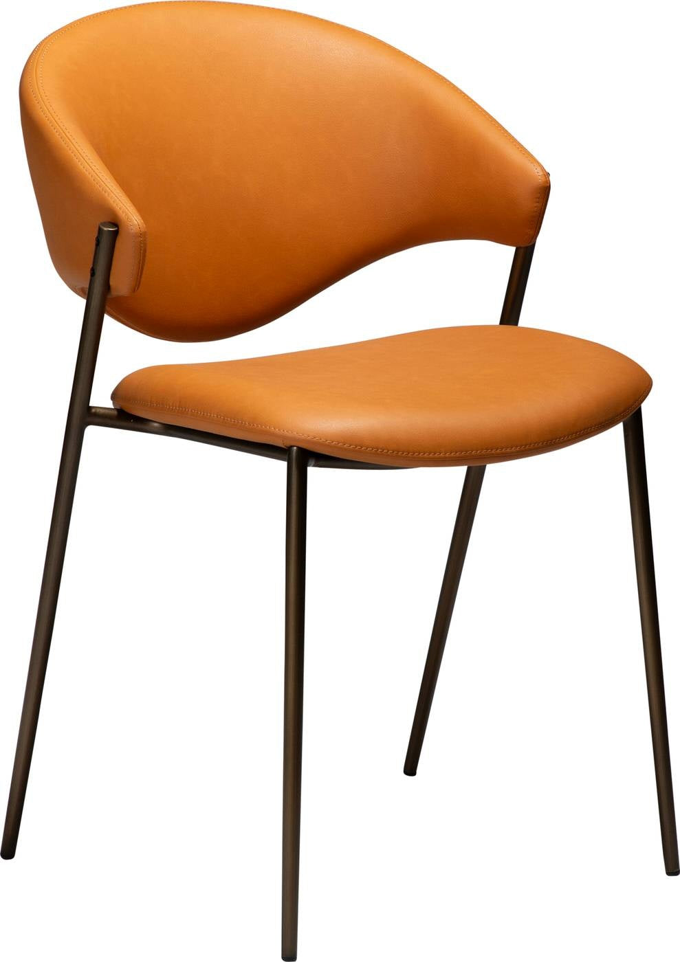 Dan-Form Zone Pompoen Eetkamerstoel Kunstleer set van 2