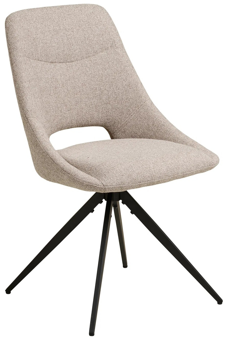 House Nordic Dokka Draaistoel Zand set van 2