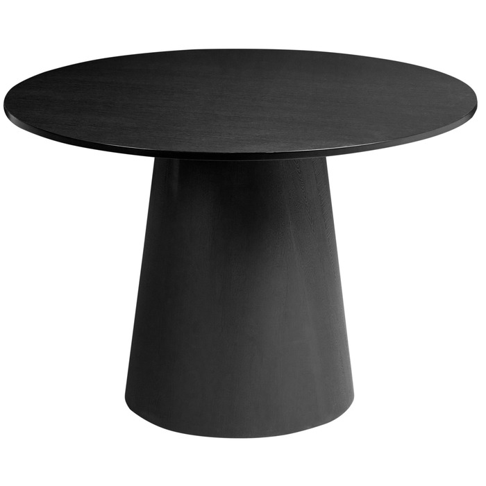 Beliani - OYEN - Eettafel - Zwart - 120 cm - MDF