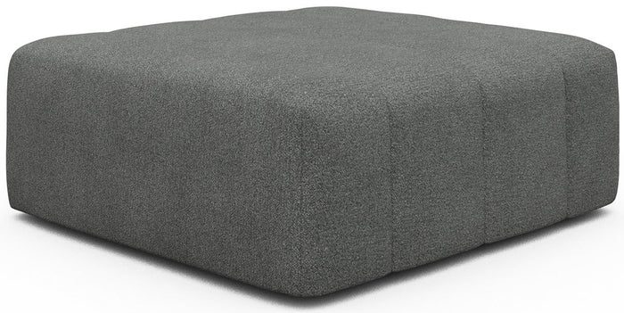 Kragelund Kornum Ottoman Grijs Bouclé