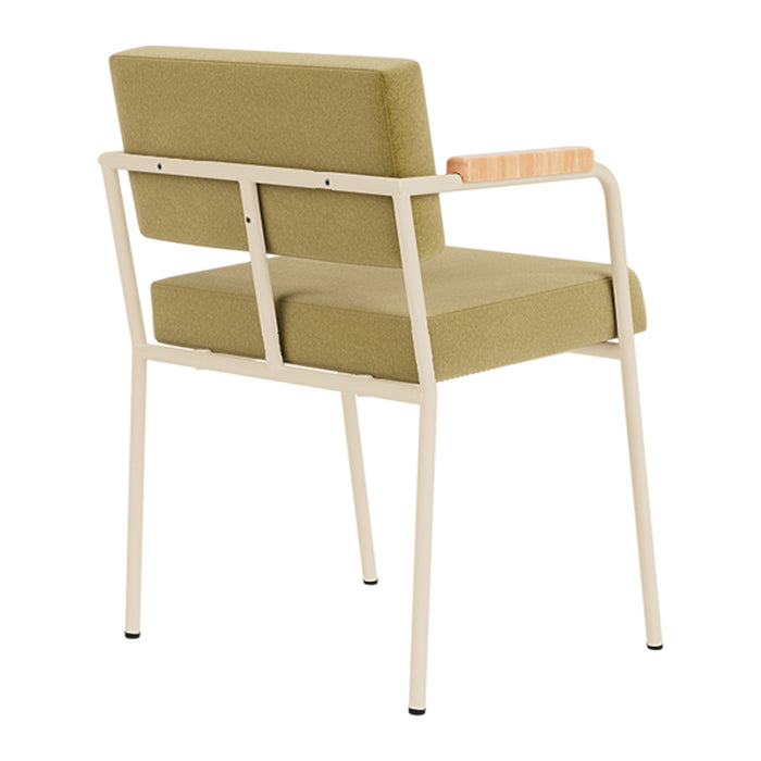 FÉST Monday Eetkamerstoel met Armleuning - Royal - Sand / Pistache