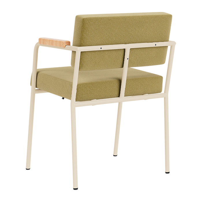 FÉST Monday Eetkamerstoel met Armleuning - Royal - Sand / Pistache