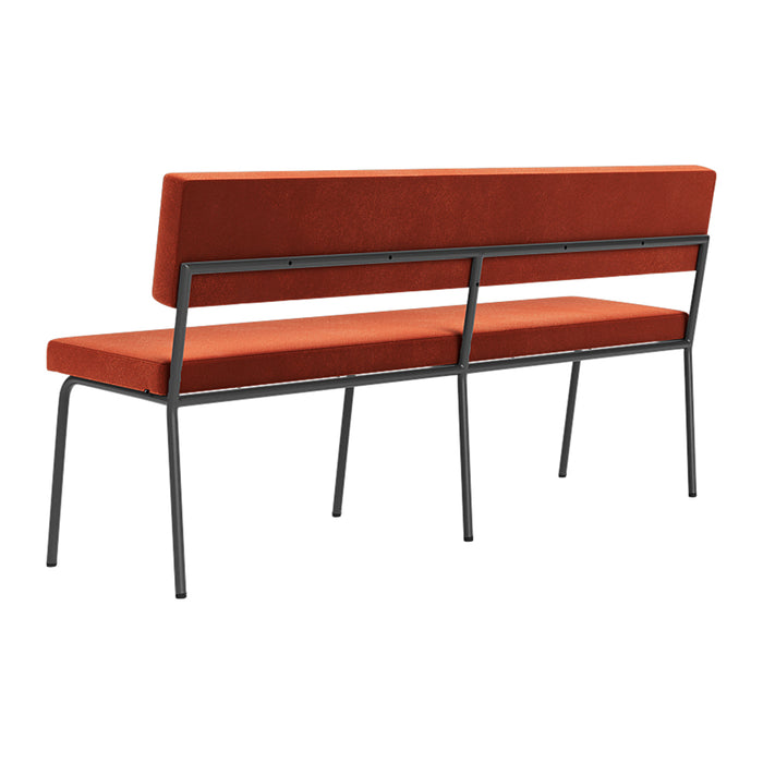 FÉST Monday 2-zits Eetkamerbank - Royal - Saffron / Black