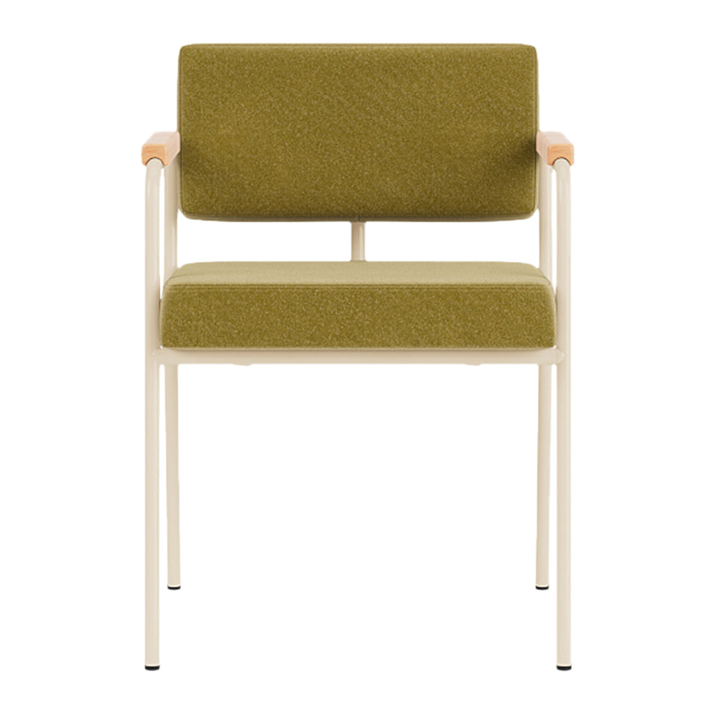 FÉST Monday Eetkamerstoel met Armleuning - Royal - Sand / Pistache