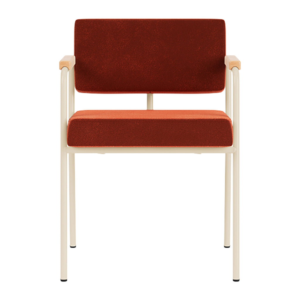 FÉST Monday Eetkamerstoel met Armleuning - Royal - Sand / Saffron