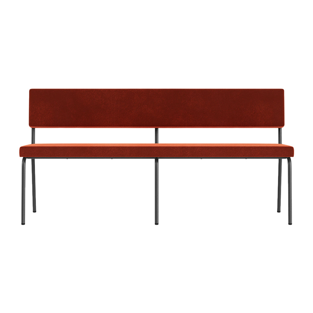 FÉST Monday 2-zits Eetkamerbank - Royal - Saffron / Black