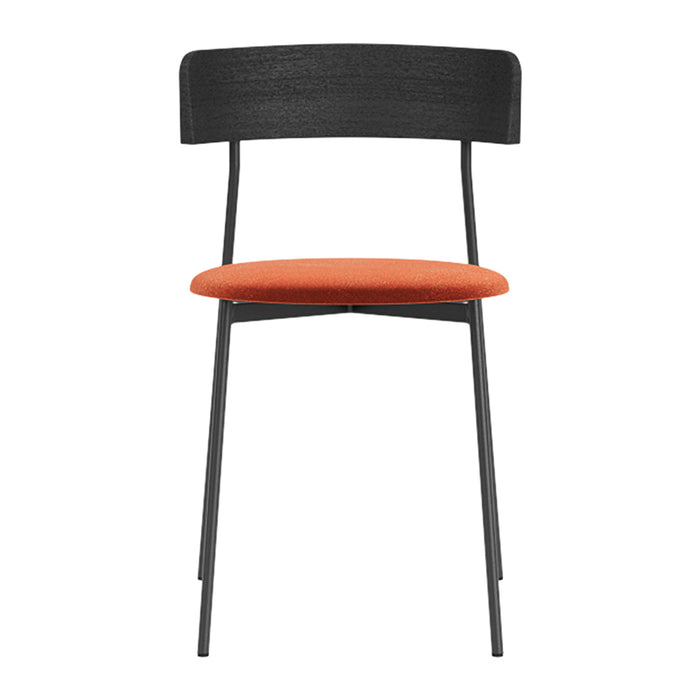 FÉST Friday Eetkamerstoel - Royal - Black / Saffron