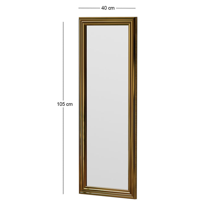 Giga Meubel - Spiegel Rechthoek Goud - 40x3x105cm - Smooth