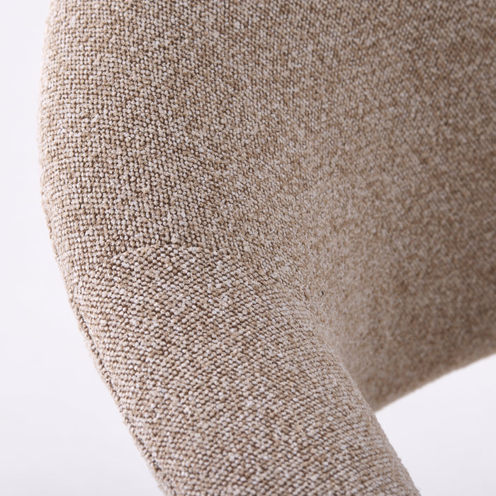 by fonQ Pucca Eetkamerstoel - Donker Eiken - Taupe