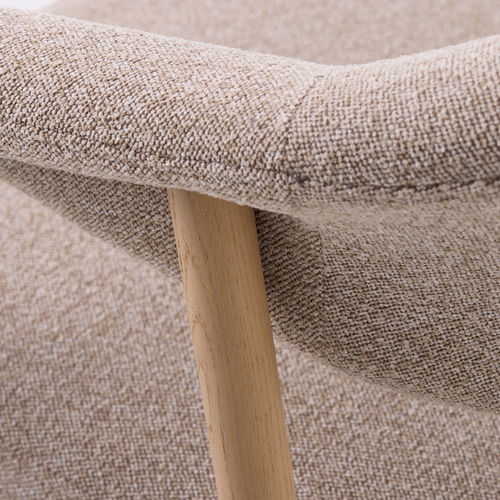 by fonQ Pucca Eetkamerstoel - Licht Eiken - Taupe