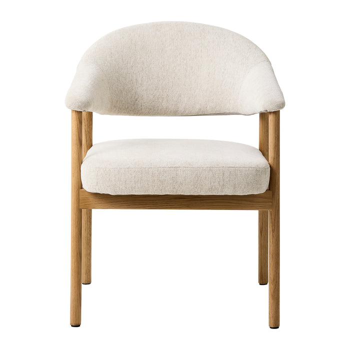 by fonQ Pucca Eetkamerstoel - Licht Eiken - Beige