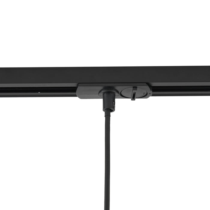 QAZQA Moderne hanglamp zwart voor railsysteem 1-fase GU10 70mm -