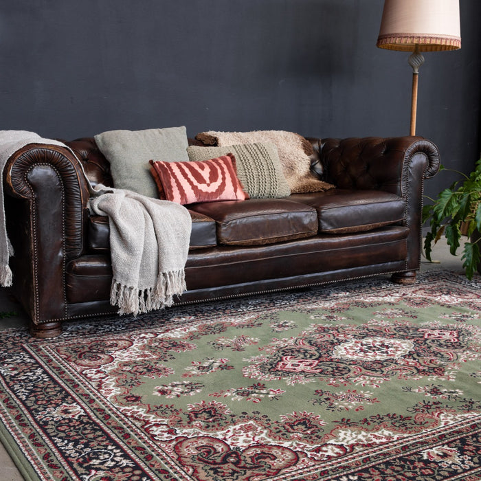 Interieur05 Vintage vloerkleed Nain Perzisch Groen