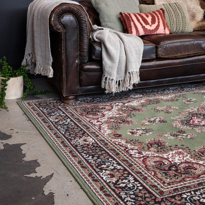 Interieur05 Vintage vloerkleed Nain Perzisch Groen