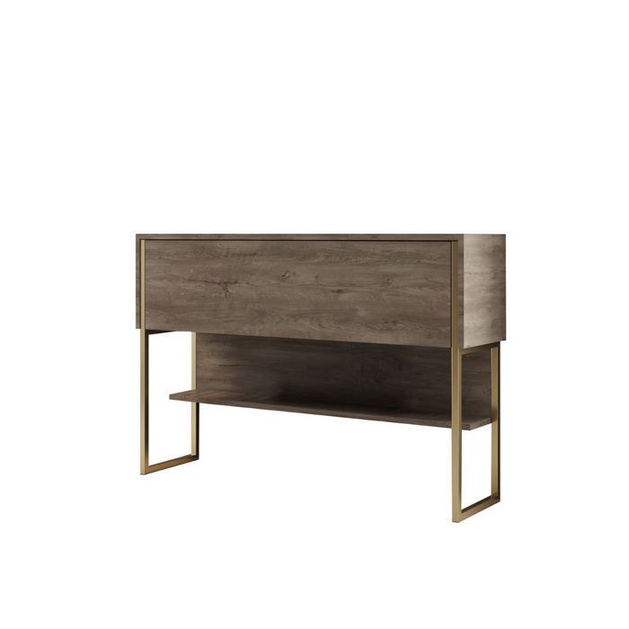 Giga Meubel - Dressoir Walnoot|Goud - 120x30x80cm - Luxe