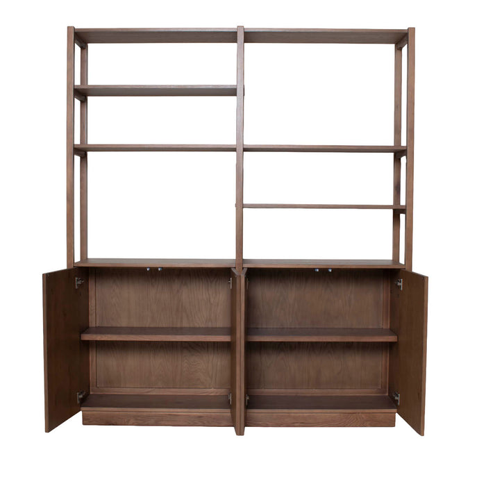 DÉJA Living - Wandkast Bruin Hout - 180x38x210cm - Levi