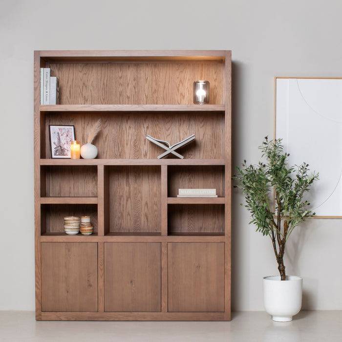 DÉJA Living - Wandkast Bruin Hout - 160x46x220cm - Liam