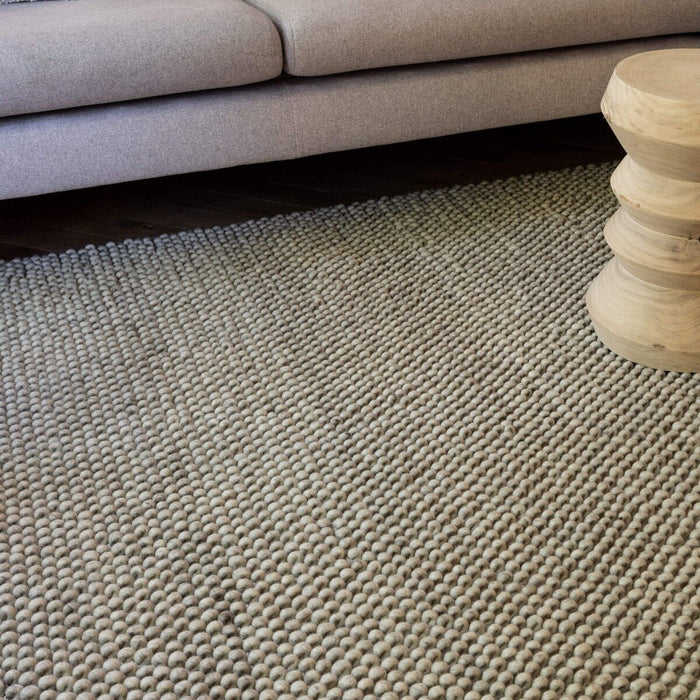 Interieur05 Wollen vloerkleed Lecco licht grijs - 160 x 230 cm