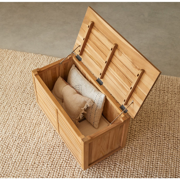 Tikamoon - Massief teak houten opbergkist Suzette