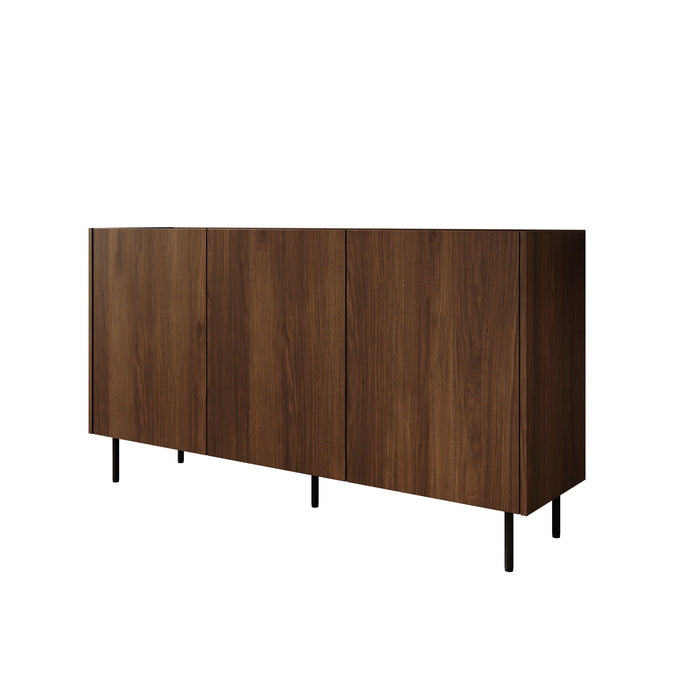 Meubella - Tahiti - Dressoir - Donker eiken - 144 cm