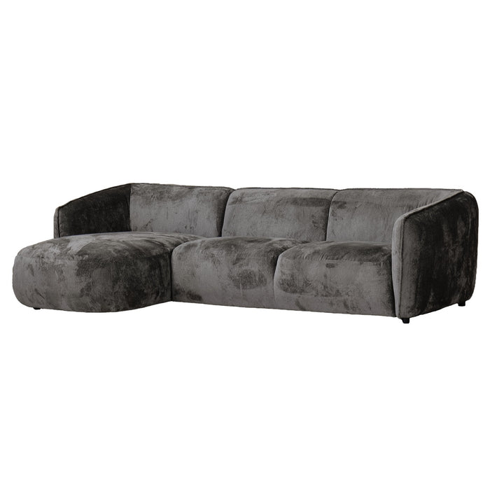 Giga Meubel - Chaise Longue Bank Lille 3-zits Links Mokka