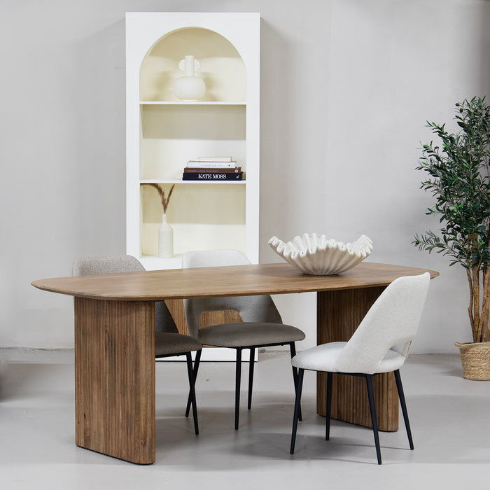 Giga Meubel - Eettafel Juro Naturel Deens Ovaal 240cm