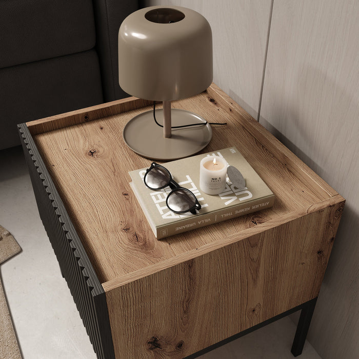 Meubella - Capri - Nachtkastje - Eiken