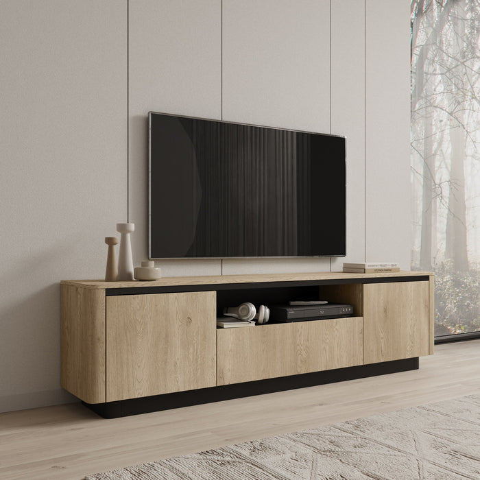 Meubella - Taywan - TV-Meubel - Eiken - 200 cm