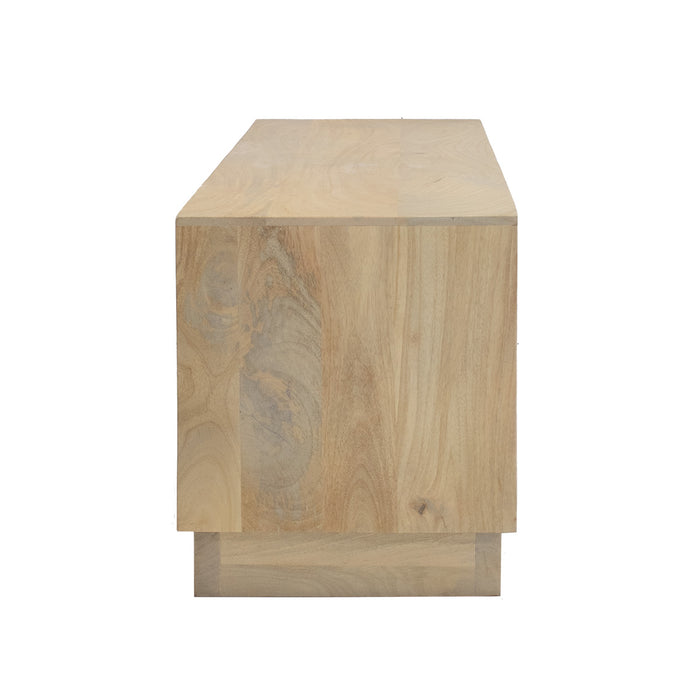 Giga Meubel - Tv-meubel Naturel Mangohout - 135x35x40cm - Nika