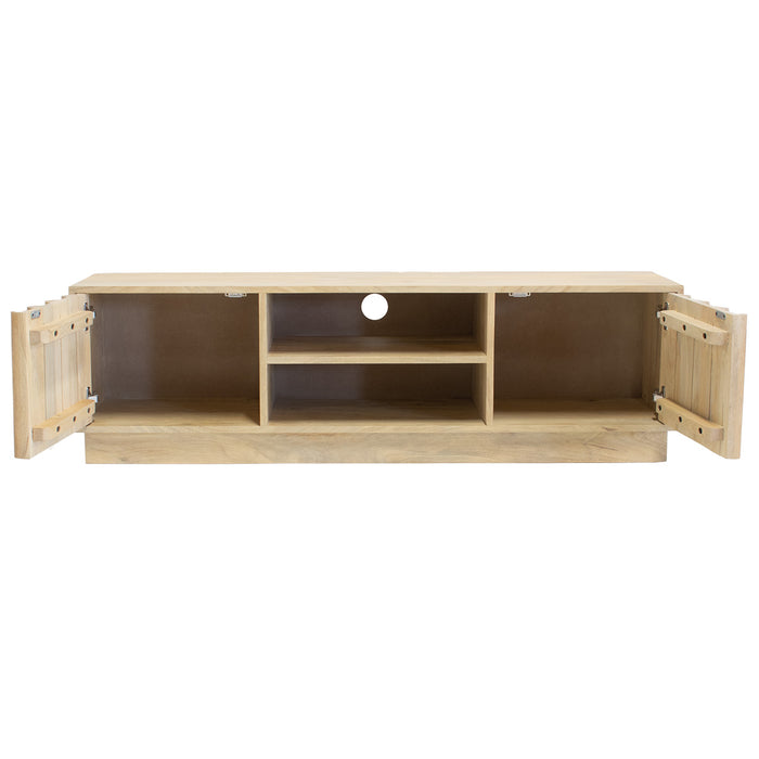 Giga Meubel - Tv-meubel Naturel Mangohout - 135x35x40cm - Nika