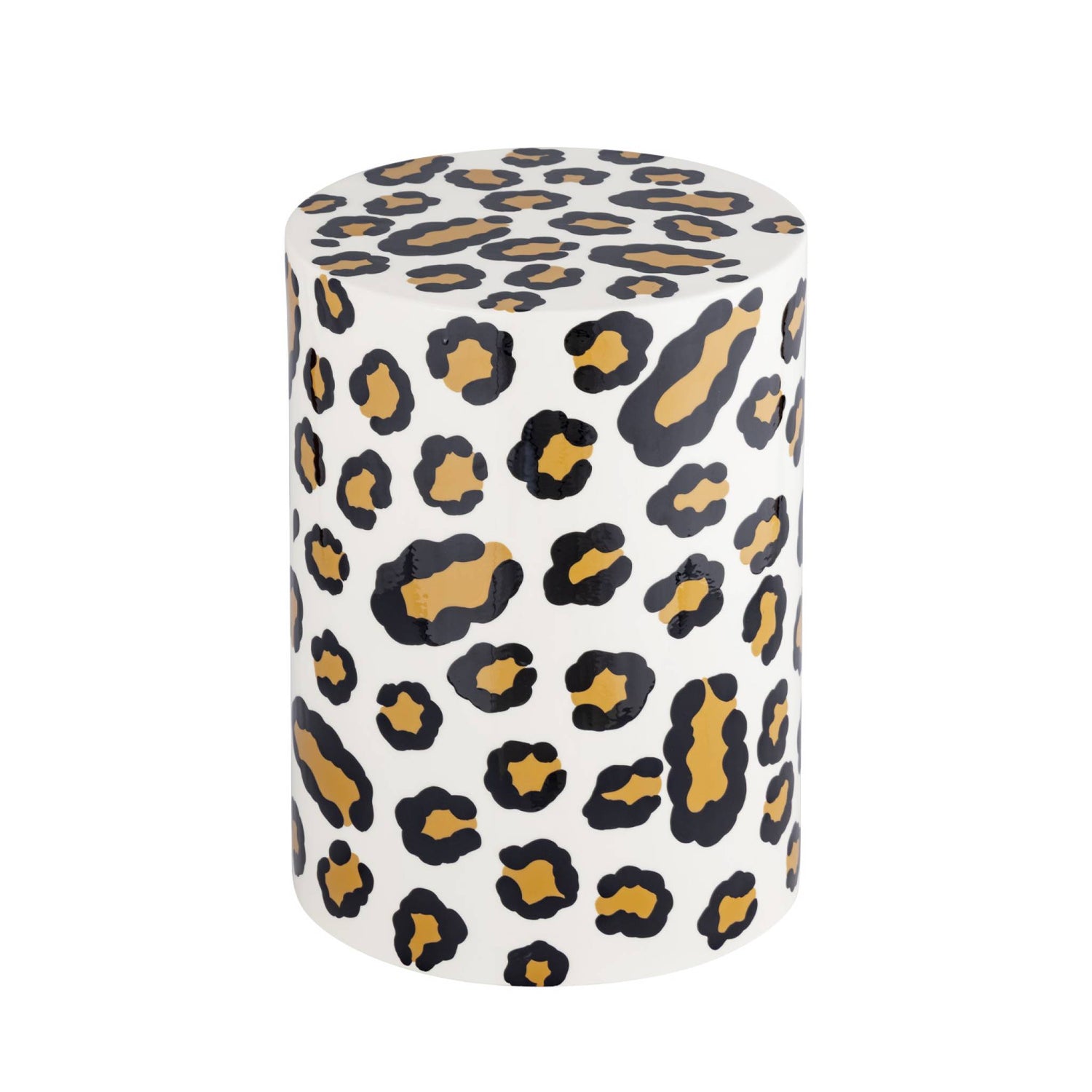 sweeek - Bijzettafel, nachtkastje van geëmailleerd staal,