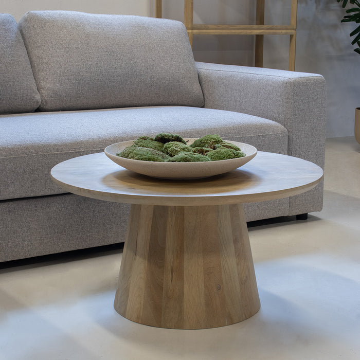 Giga Meubel - Salontafel Naturel Mangohout - 80x80x38cm - Yasmijn