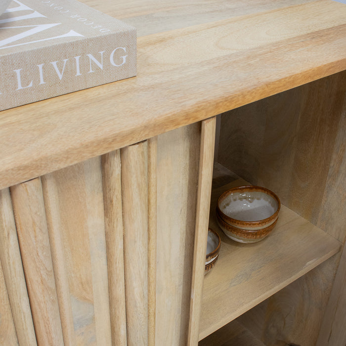 Giga Meubel - Dressoir Naturel Mangohout - 80x40x91cm - Nika