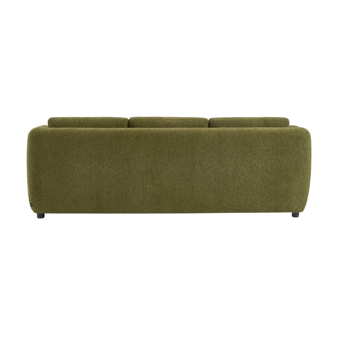 sweeek - Slaapbank 3 zitplaatsen chenille stof