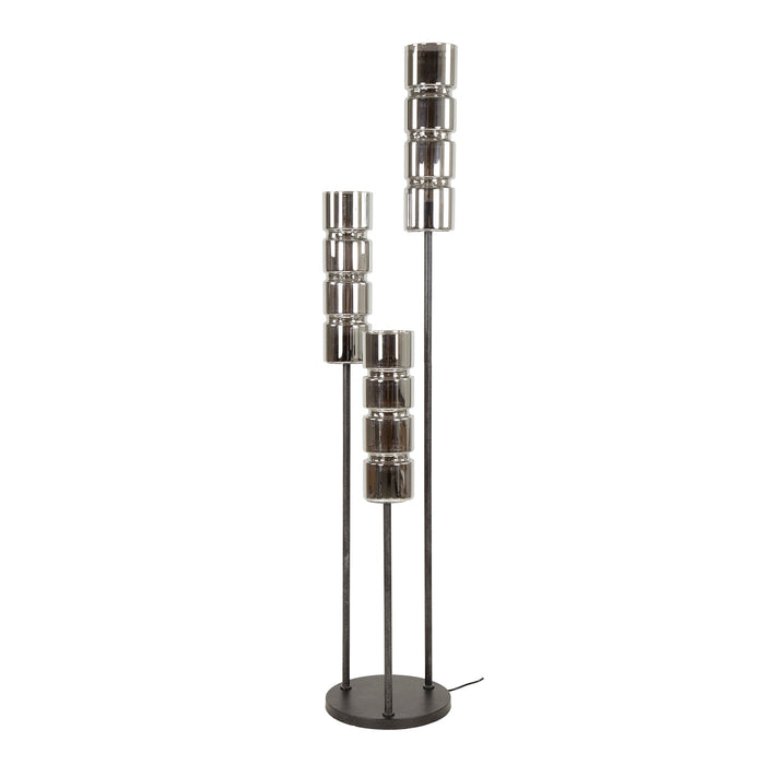 Giga Meubel - Vloerlamp Getrapt - 3-lichts - 32x32x155cm - Cylinder