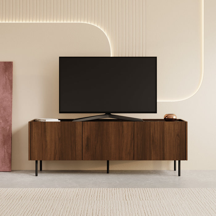 Meubella - Tahiti - TV-Meubel - Donker eiken - 144 cm