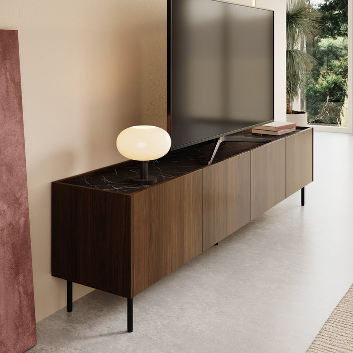 Meubella - Tahiti - TV-Meubel - Donker eiken - 200 cm