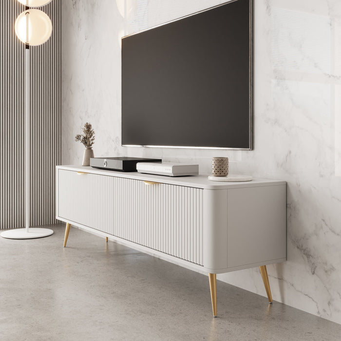 Meubella - TV-Meubel Lima - Wit - 163 cm