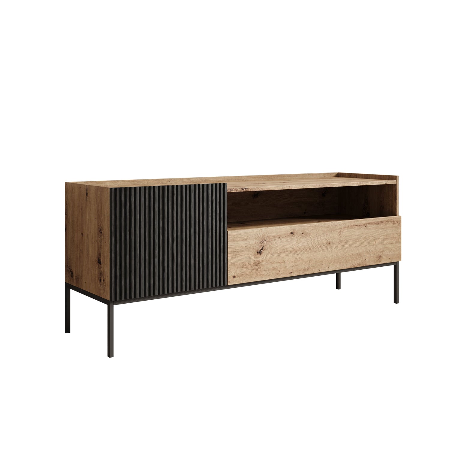 Meubella - Capri - TV-Meubel - Eiken - 150 cm