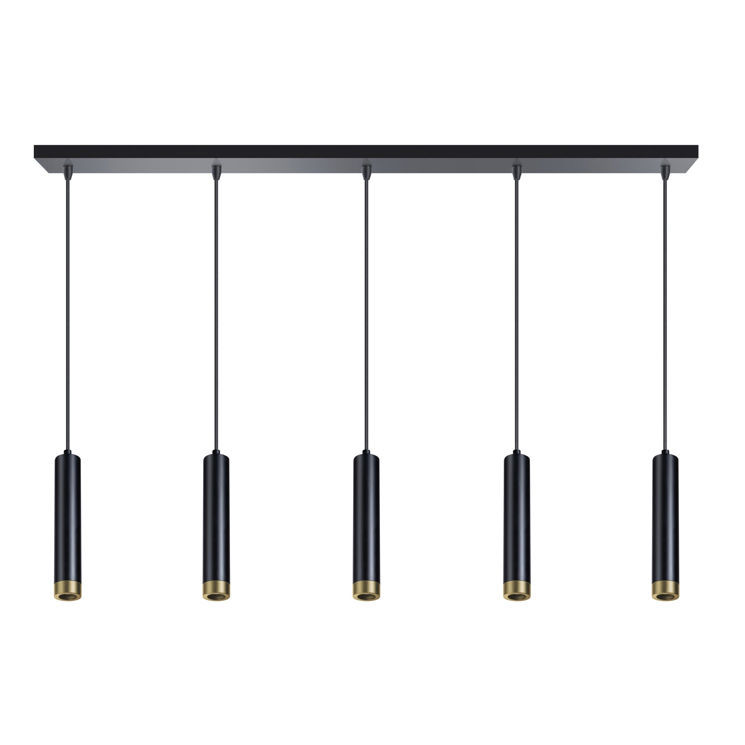 ETH Miller Hanglamp 5x E27 Zwart