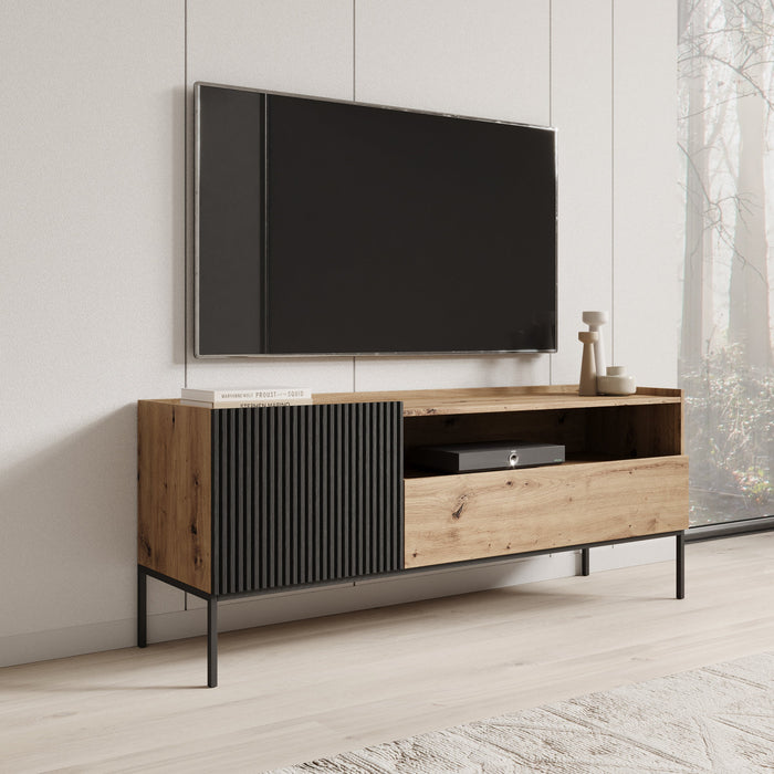Meubella - Capri - TV-Meubel - Eiken - 150 cm
