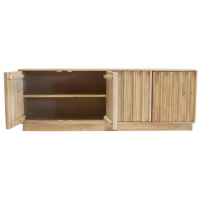 Giga Meubel - Dressoir Naturel Mangohout - 180x40x63cm - Nika