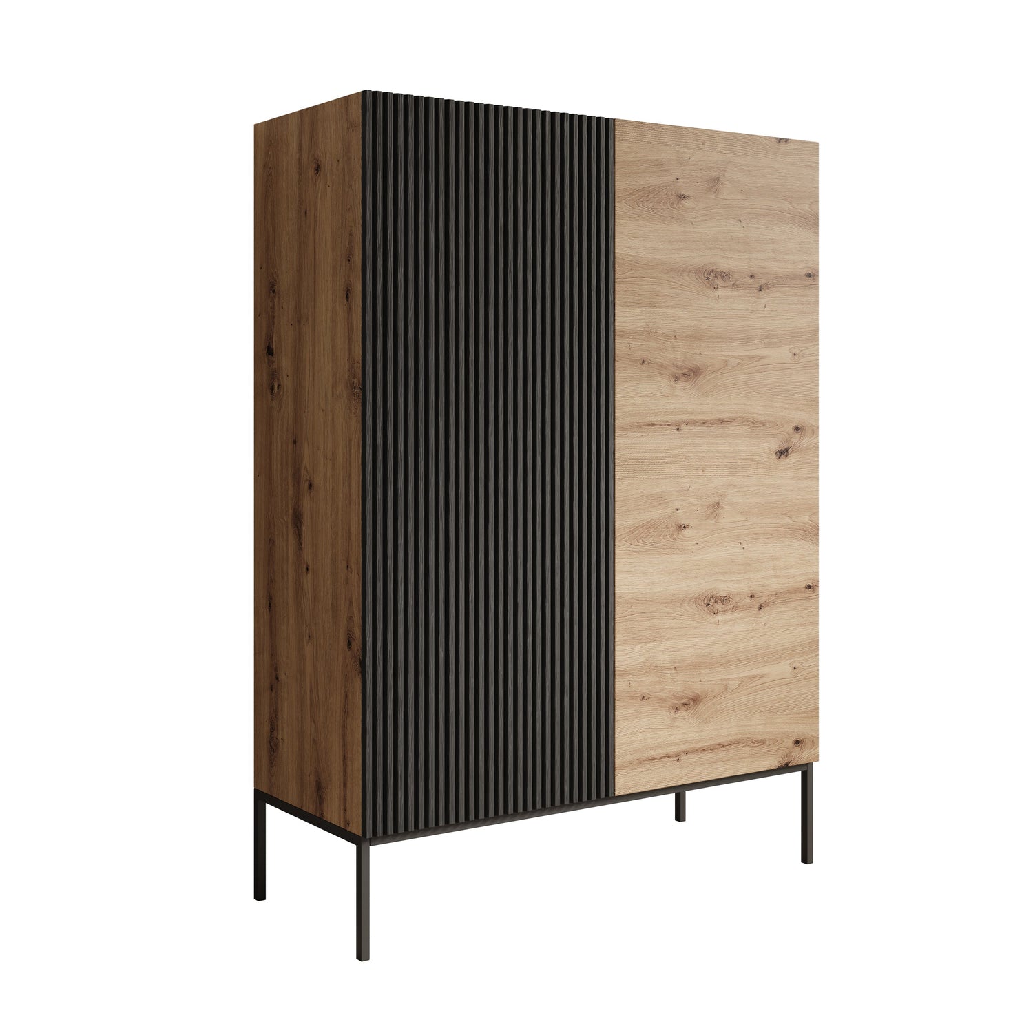 Meubella - Capri - Dressoir - Eiken - 100 cm