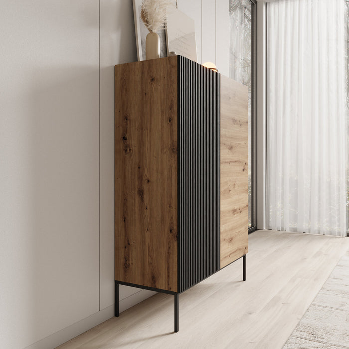 Meubella - Capri - Dressoir - Eiken - 100 cm