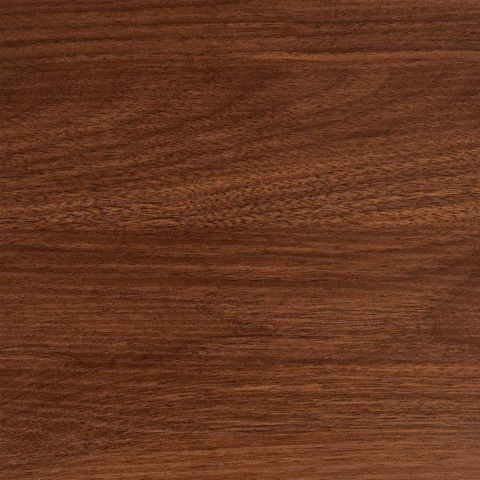 sweeek - Afgeronde driehoekige salontafel met houteffect en