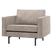 WOOOD Rodeo Fauteuil - Ribstof - Donkerzand - 83x98x88