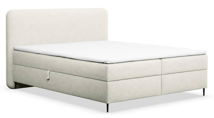 NADUVI Collection Boxspring Contero chenille 140 x 200 cm met
