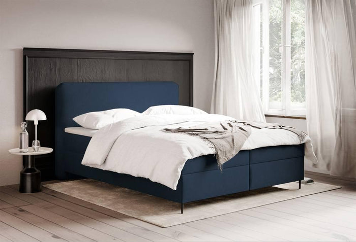 NADUVI Collection Boxspring Contero chenille 140 x 200 cm met