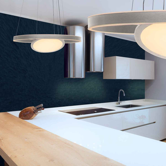 Steinhauer - Hanglamp Grijs Metaal - 2-Lichts - 60x60x150cm - Ringlux